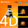 eco color doppler 4D función y vascular embarazo ultrasonido escáner y ultrasonido última versión del escáner USG con CE ISO